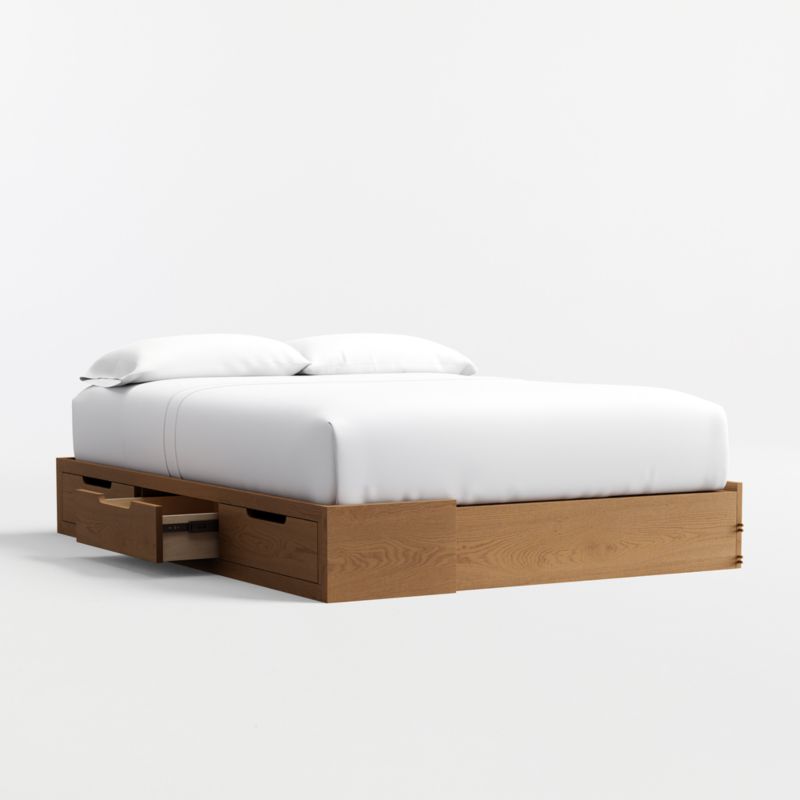 Bridgeman Hazelnut Wood Full Kids Storage Trundle Bed - image 1 of 4