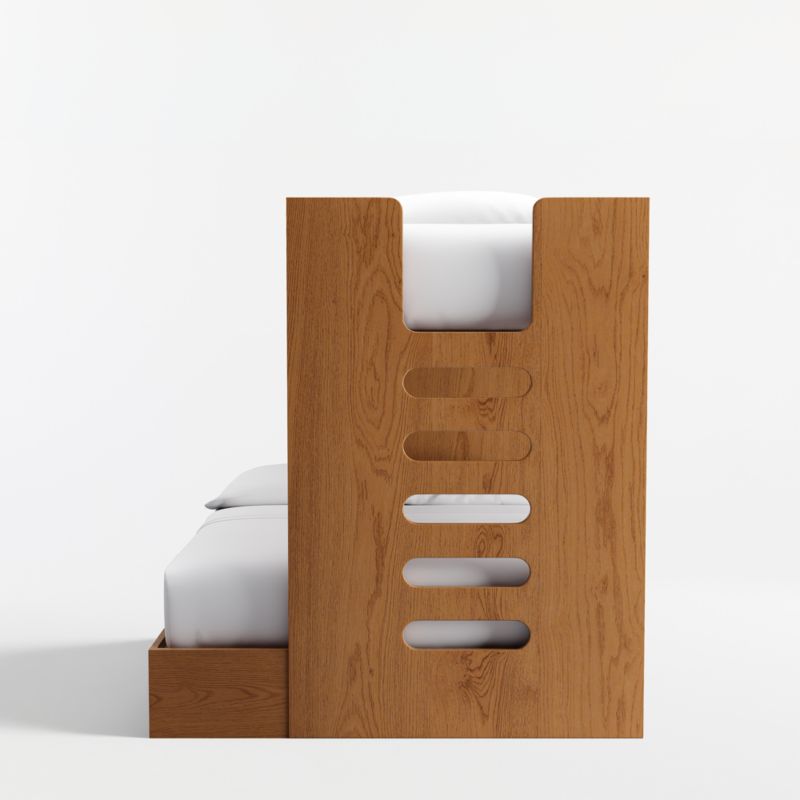 Bridgeman Hazelnut Wood Twin Over Full Kids Bunk Bed - image 5 of 7