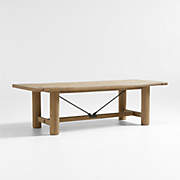 Yukon 80" Warm Acacia Live Edge Solid Wood Dining Table