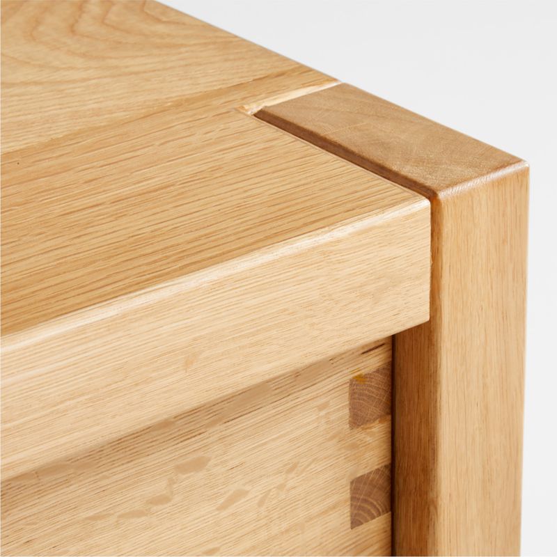 Bremond 6-Drawer Oak Dresser - image 6 of 9