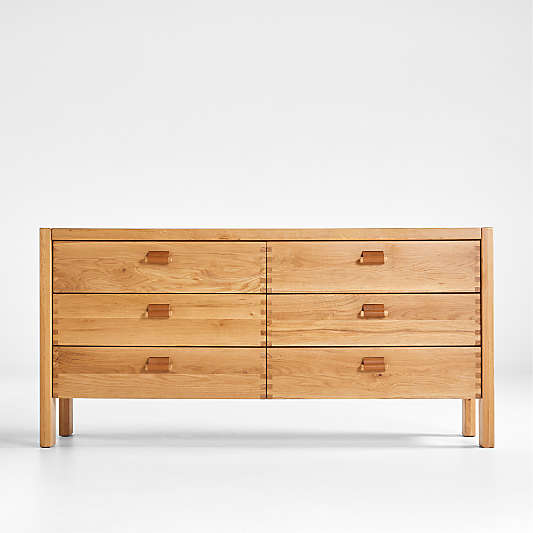 Bremond 6-Drawer Oak Dresser