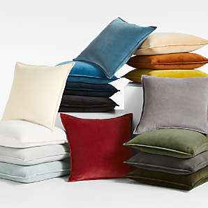 Throw Blankets And Sofa Pillows Crate, Sofa With Pillows Cushions