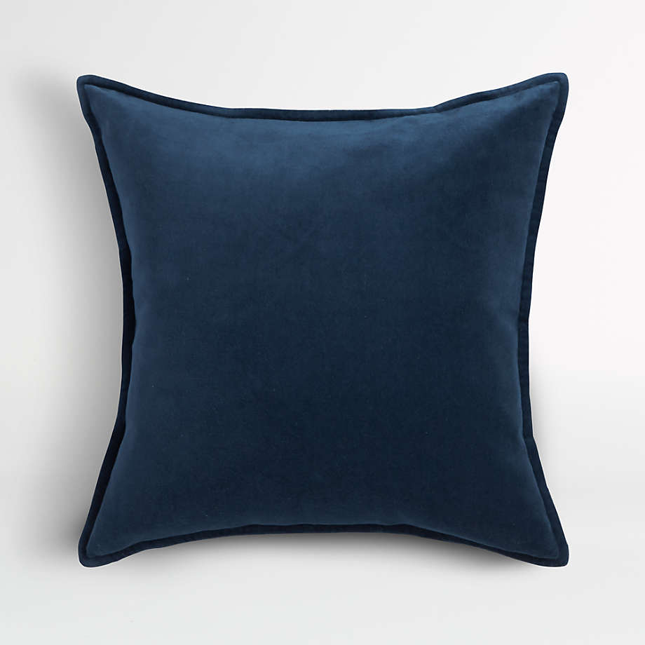 Velvet 2024 navy cushions