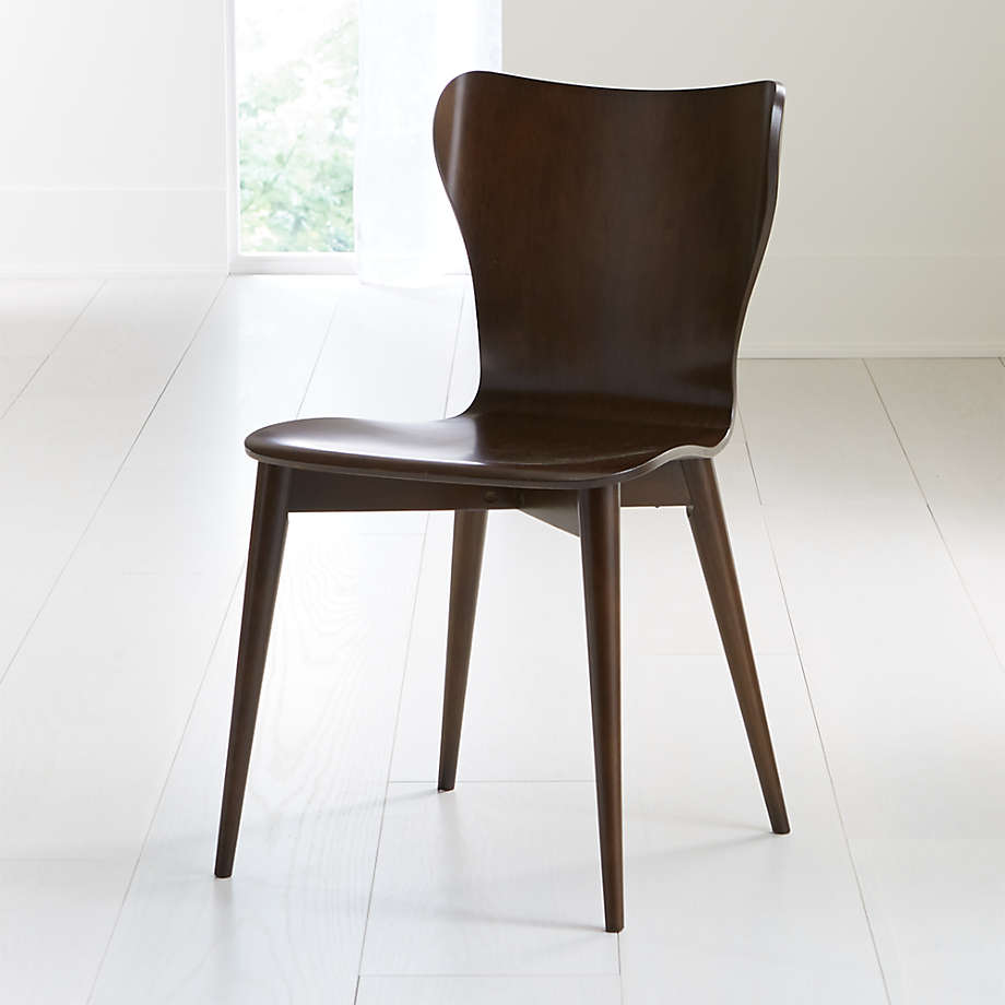 Brera Aretina Walnut Bentwood Dining Chair + Reviews Crate & Barrel Canada