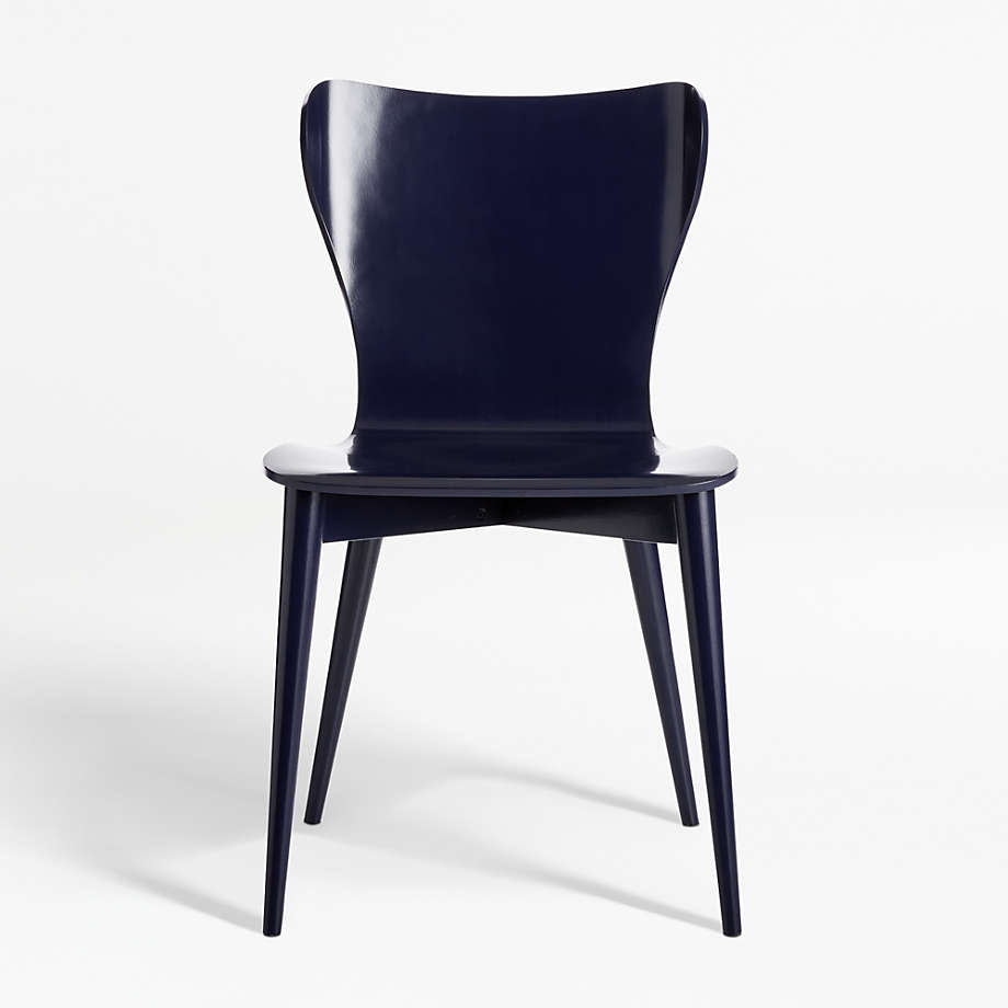 Brera Indigo Bentwood Dining Chair Crate & Barrel Canada