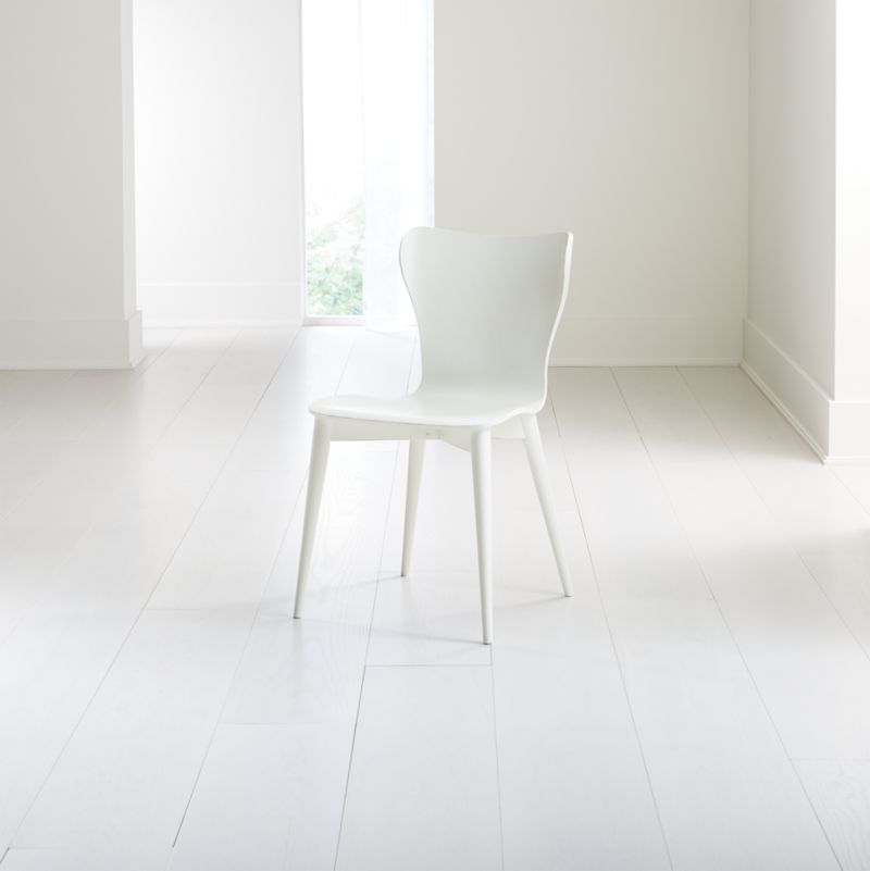 Brera White Bentwood Dining Chair Crate & Barrel Canada