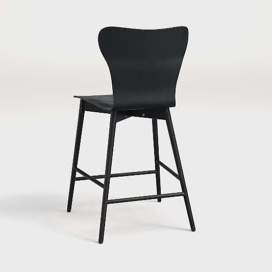 Brera Bruno Black Counter Stool