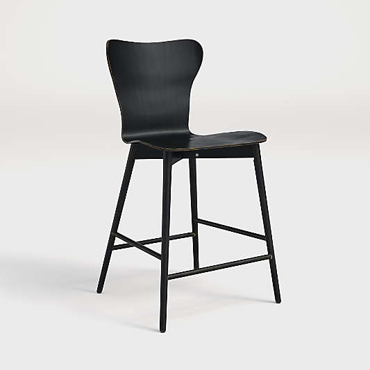 Brera Bruno Black Counter Stool