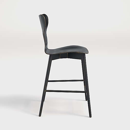 Brera Bruno Black Counter Stool