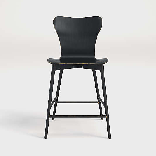 Brera Bruno Black Counter Stool