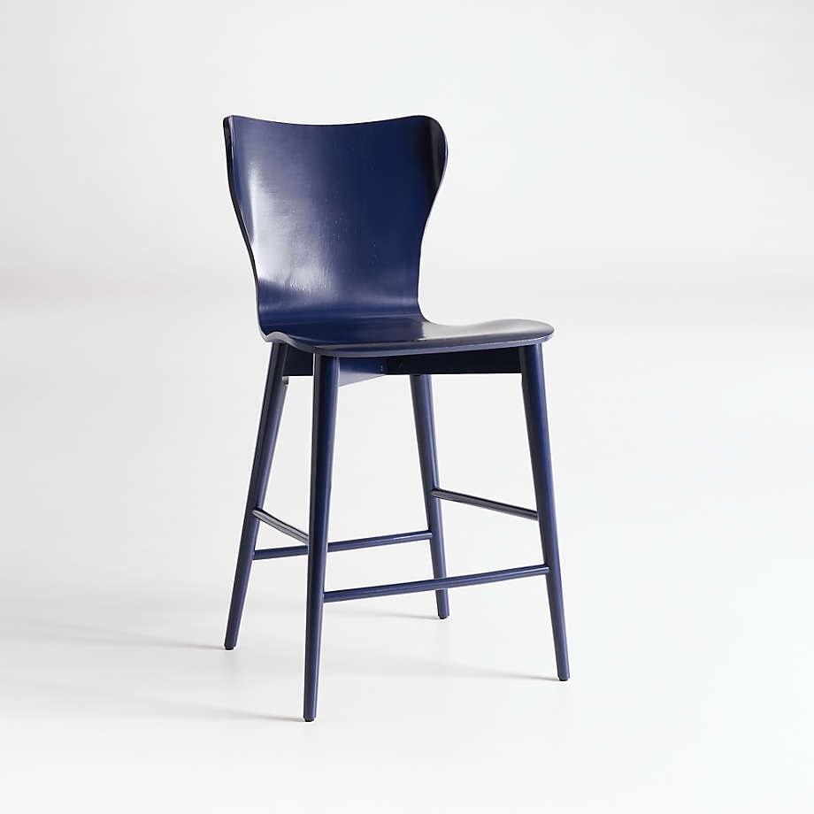 Indigo blue bar stools hot sale