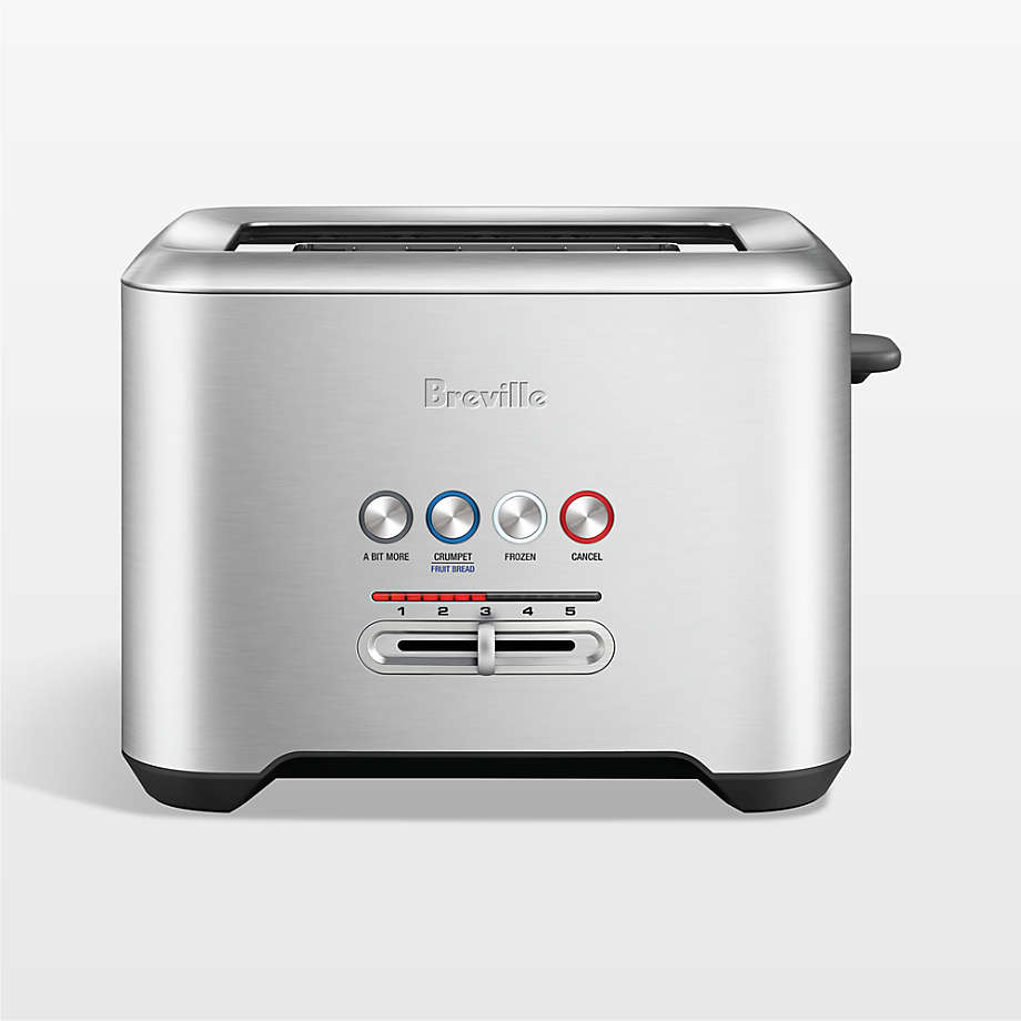 Brushed shop steel toaster