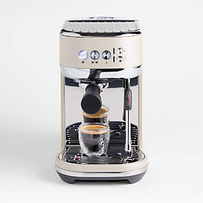 Breville ® Barista Express ® Impress Espresso Machine in Almond Nougat