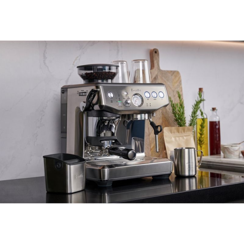 Breville ® Barista Express Impress ® Brushed Stainless Steel Espresso Machine