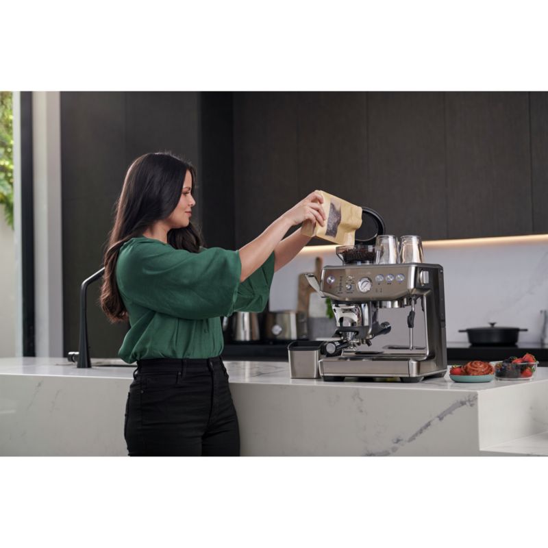 Breville Barista Express Impress Espresso Machine Stainless Steel