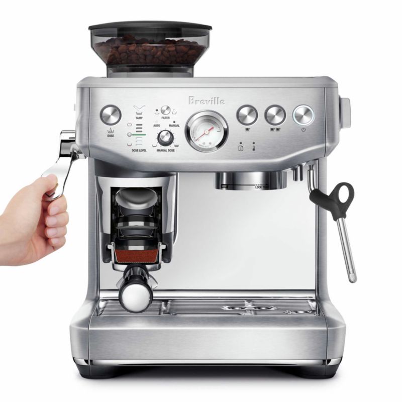 Breville Barista Express Impress Brushed Stainless Steel Espresso ...