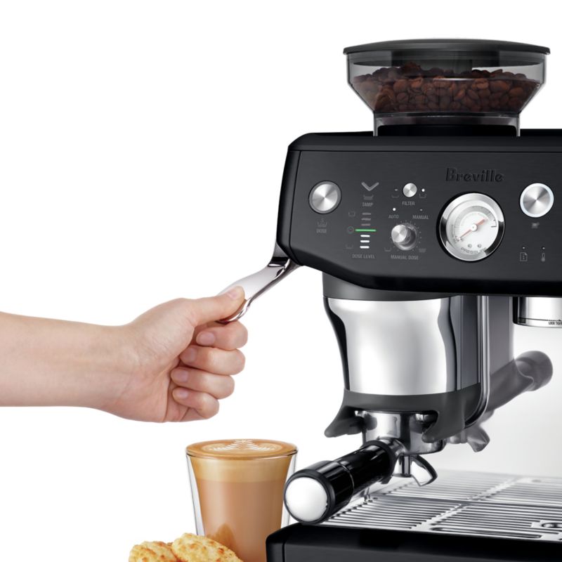 Breville ® Barista Express ® Impress Espresso Machine in Black Truffle - image 4 of 6