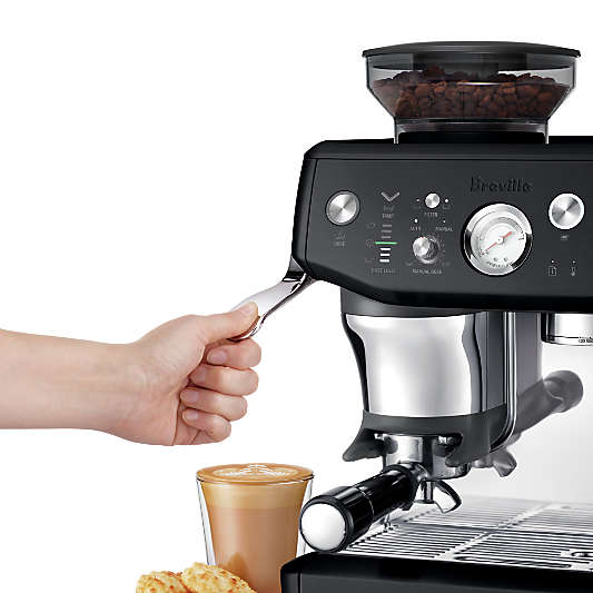 Breville ® Barista Express ® Impress Espresso Machine in Black Truffle