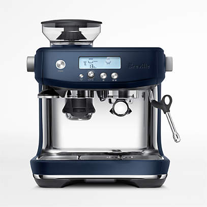Breville Barista Express Impress Damson Blue Espresso Machine + Reviews