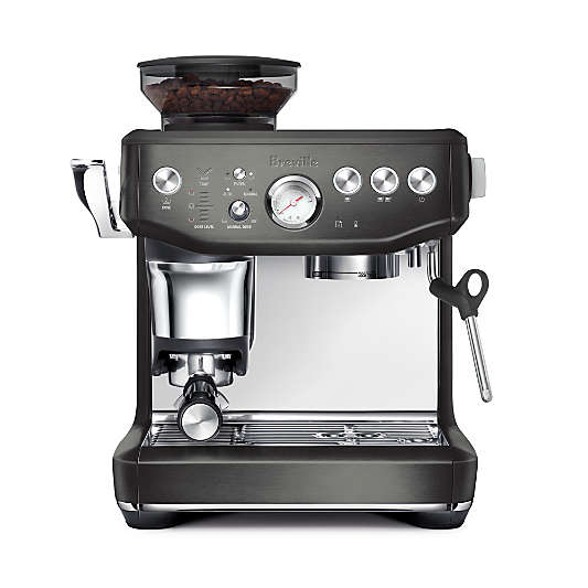 Breville ® Barista Express ® Impress Espresso Machine in Black Stainless Steel