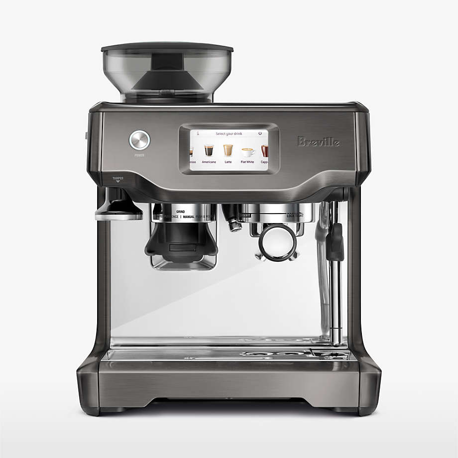 Crate&Barrel Breville ® Barista Touch ™ Black Stainless Steel Espresso  Machine | Pacific City