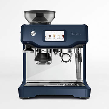 Breville the Barista Express Impress Espresso Machine Damson Blue  BES876DBL1BNA1 - Best Buy
