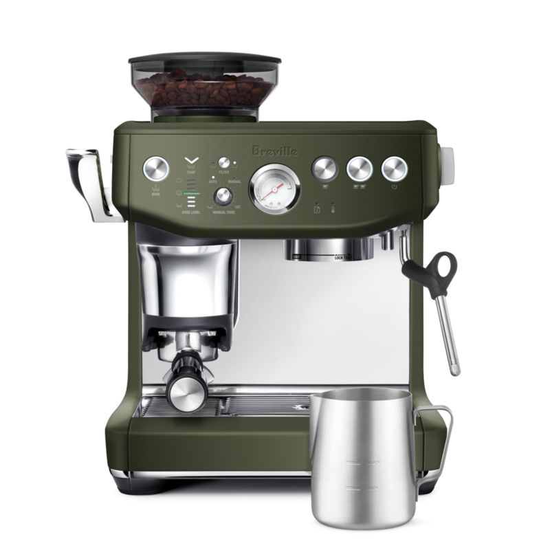 Breville ® Barista Express ® Impress Espresso Machine in Olive Tapenade - image 1 of 3