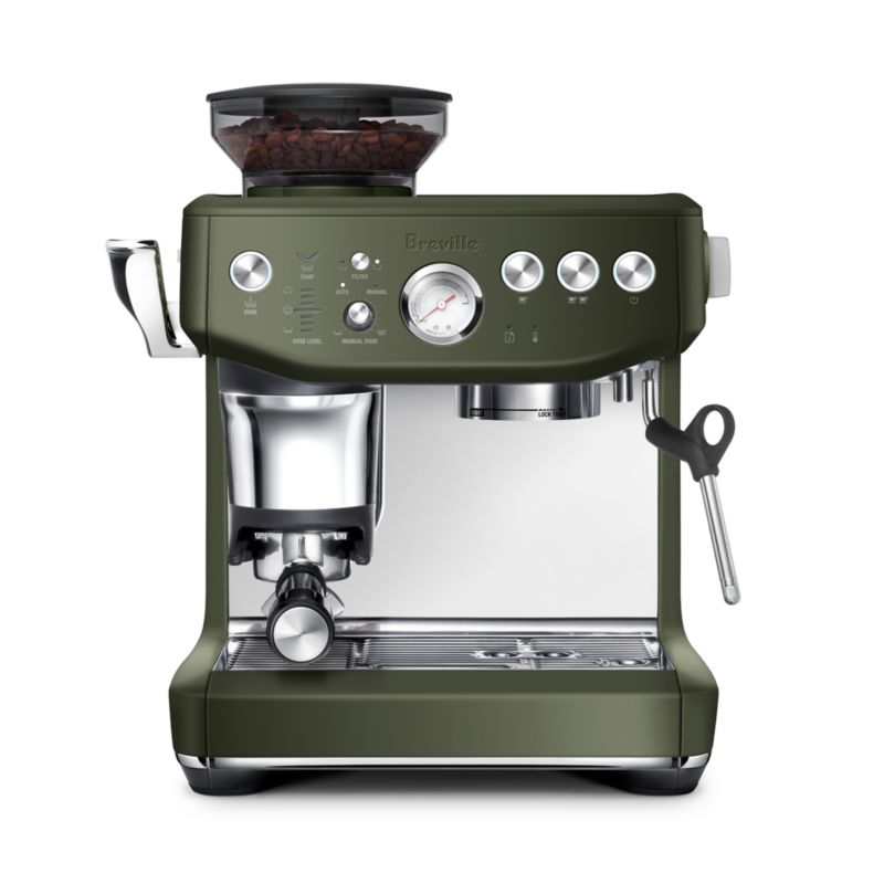 Breville ® Barista Express ® Impress Espresso Machine in Olive Tapenade - image 2 of 3