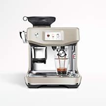 Breville Barista Touch Impress Espresso Machine in Almond Nougat + Reviews | Crate & Barrel