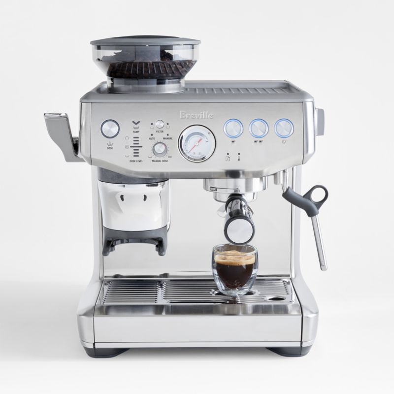 Breville BES870XL the Barista Express - Coffee machine with cappuccinatore  - 15 bar - stainless steel 