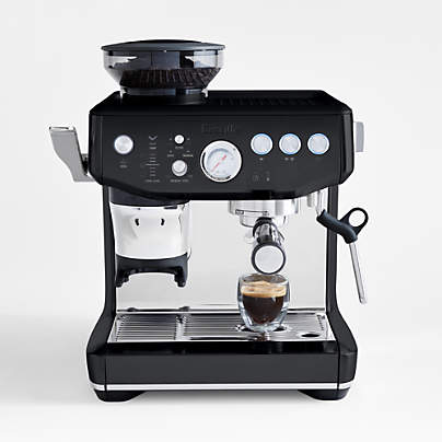 Breville ® Barista Express ® Impress Espresso Machine in Black Truffle