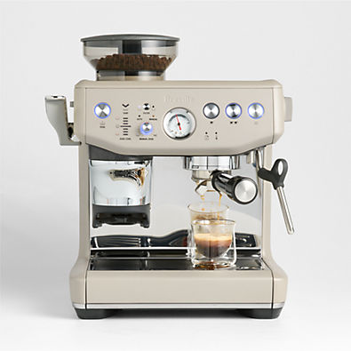 View Breville ® Barista Express ® Impress Espresso Machine in Almond Nougat details