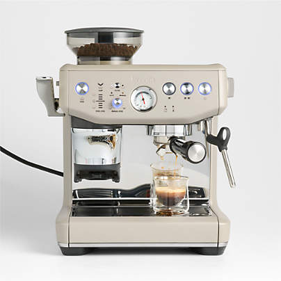 Breville ® Barista Express ® Impress Espresso Machine in Almond Nougat