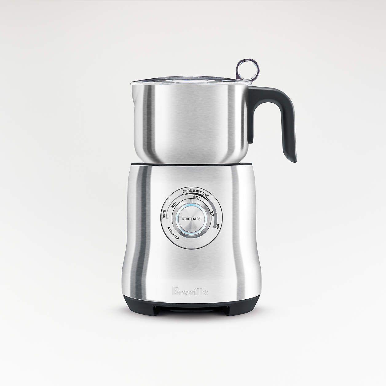 Breville Milk Cafe Stainless Steel Milk Frother + Reviews Crate