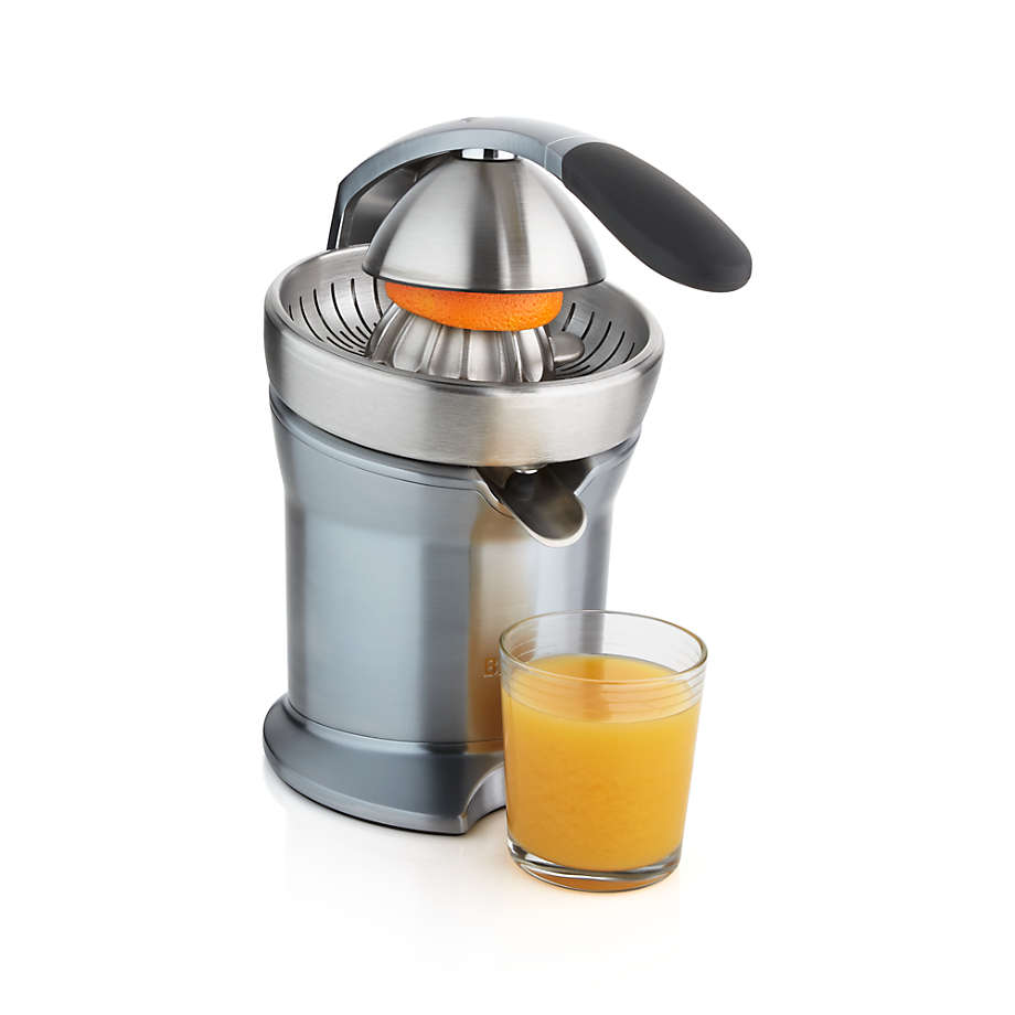 Breville Die-Cast Brushed Stainless-Steel Electric Citrus Press Citrus  Juicer + Reviews