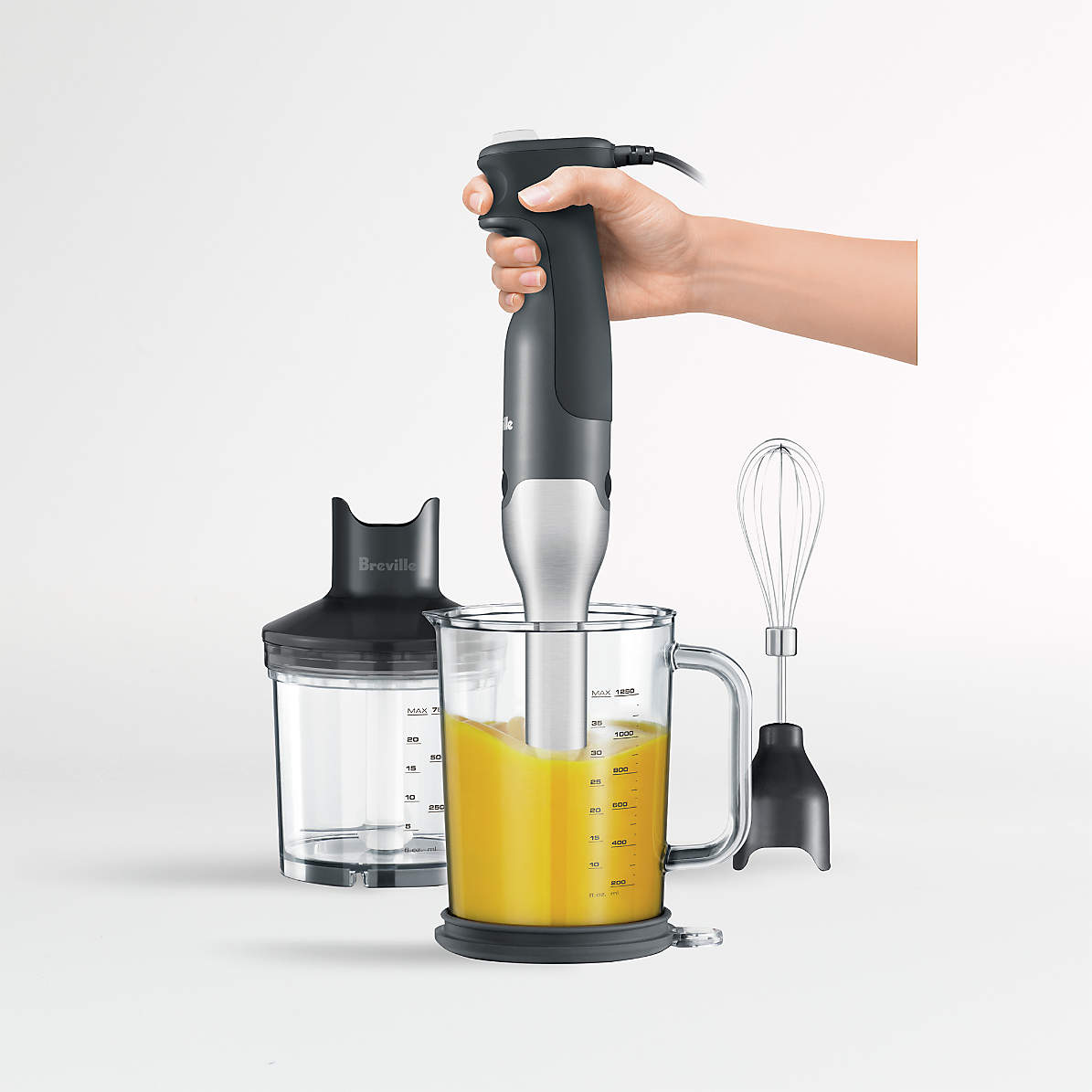 Breville the Grip Hand Immersion Blender + Reviews | Crate & Barrel