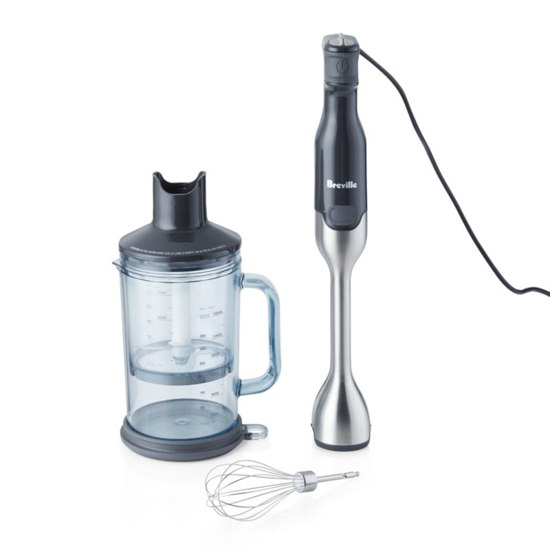 Breville The All-in-One™ 15-Speed Hand Blender Stainless Steal/Black  Power/Clear BSB530XL - Best Buy