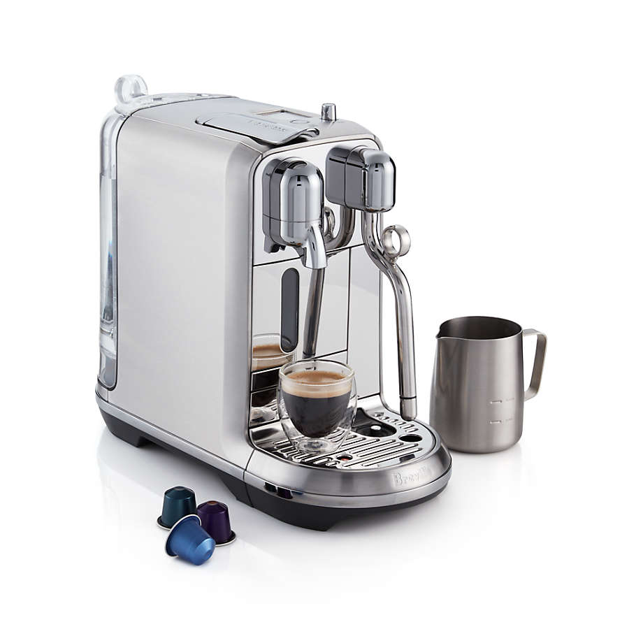 Nespresso ® by Breville ® Brushed Stainless Steel Creatista Plus Espresso Machine