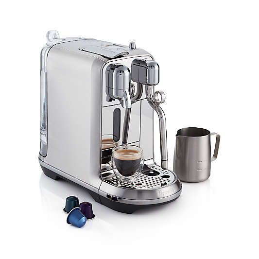 Nespresso ® by Breville ® Creatista Plus Espresso Machine in Brushed Stainless Steel