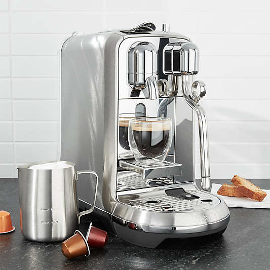 Nespresso ® by Breville ® Creatista Plus Espresso Machine in Brushed Stainless Steel