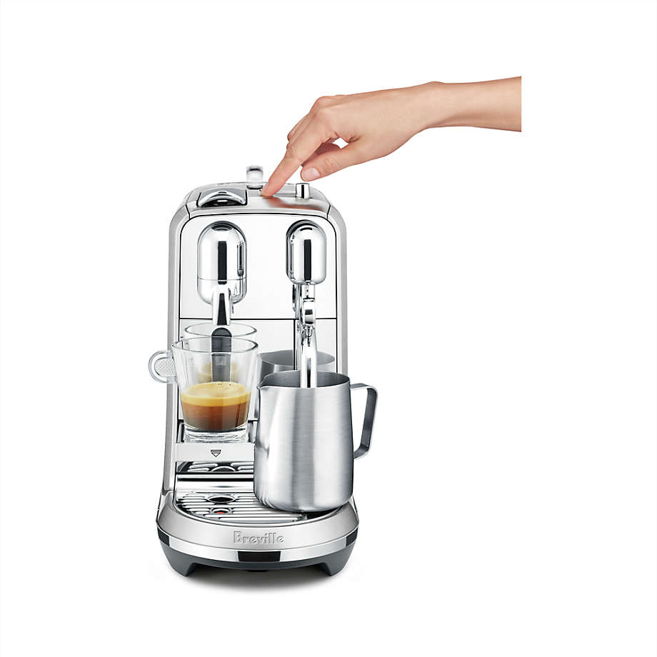 Nespresso ® by Breville ® Brushed Stainless Steel Creatista Plus Espresso Machine