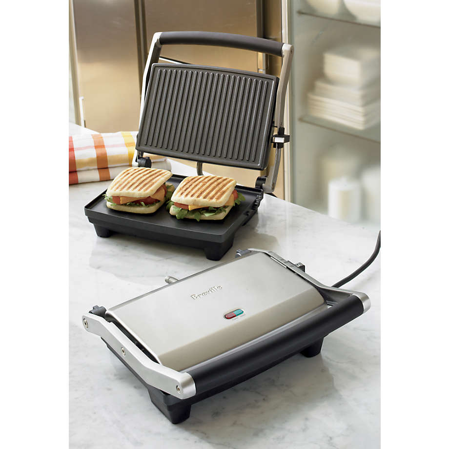 Breville Panini Sandwich Press & Grill BGR200XL Stainless Steel Non Stick  TESTED