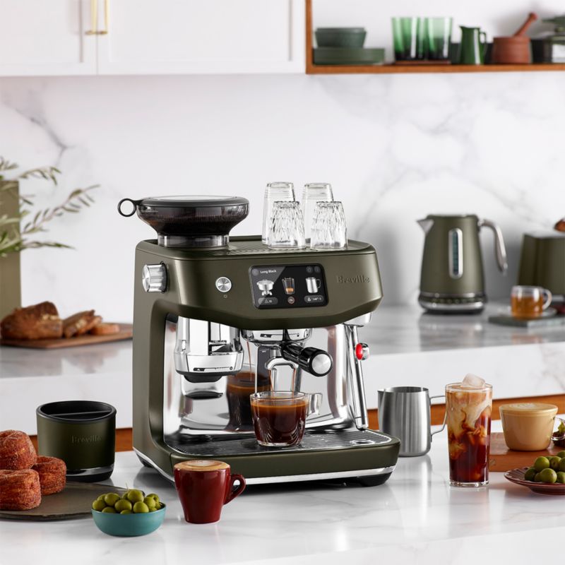 Breville ® Oracle ® Jet Automatic Espresso Machine in Olive Tapenade - image 1 of 6
