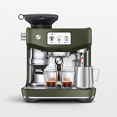 View Breville ® Oracle ® Jet Automatic Espresso Machine in Olive Tapenade details