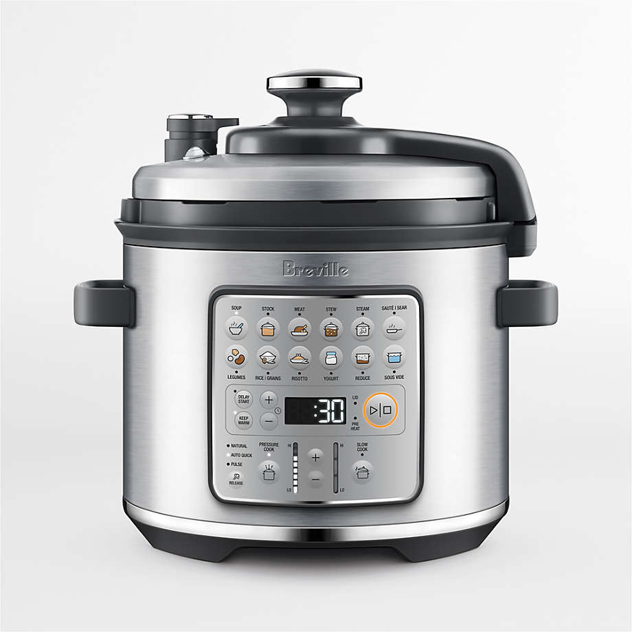 Breville the Fast Slow GO Pressure Cooker Crock Pot + Reviews Crate