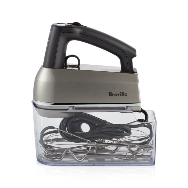 Breville Handy Mix Scraper 9-Speed Hand Mixer BHM800 Red Velvet