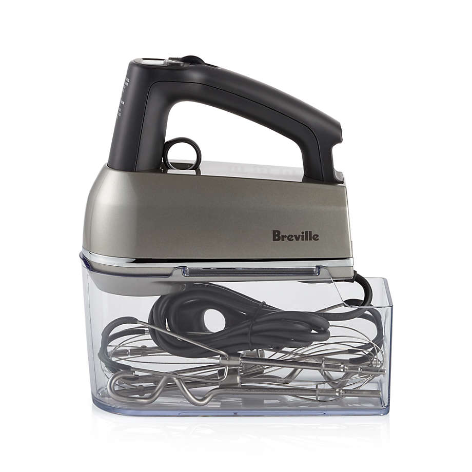  Breville Handy Mix Scraper Hand Mixer, Silver, BHM800SIL: Home  & Kitchen