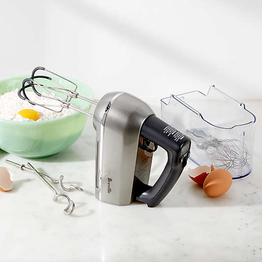 Breville ® Handy Mix Scraper ™ 9-Speed Hand Mixer in Silver