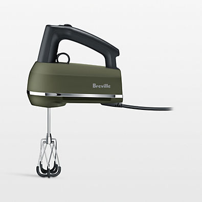 View Breville ® Handy Mix Scraper ™ 9-Speed Hand Mixer in Olive Tapenade details