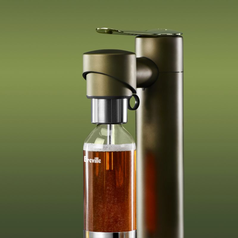 Breville ® InFizz Fusion Sparkling Beverage Maker with CO2 Canister in Olive Tapenade - image 3 of 6